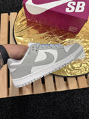 Tênis Unissex Nike Dunk Cinza Premium